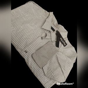 J. Ferrar Stunning Shirt big-tall Men 3XLT 2XL